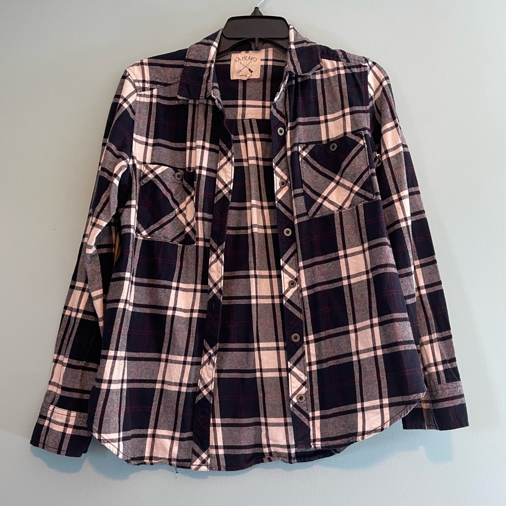 Blue/White/Red Flannel